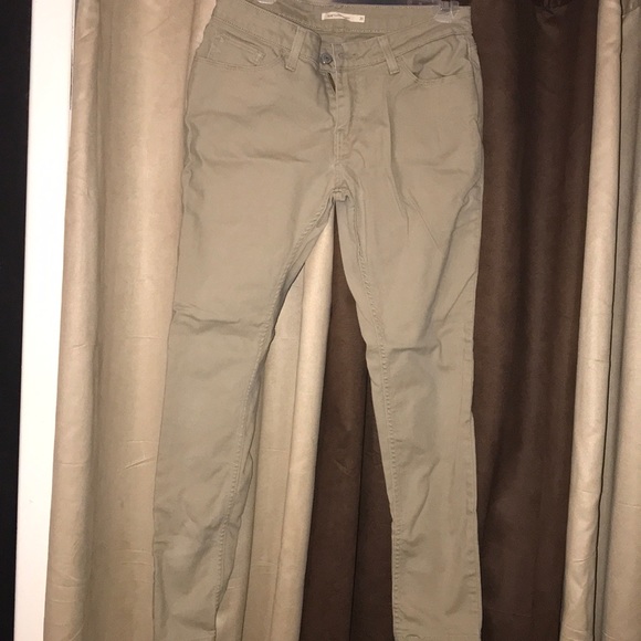 women's levi's khaki jeans